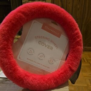 Carbella Hot Pink Steering Wheel Cover